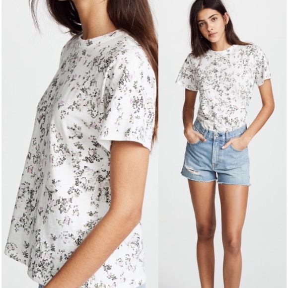 rag and bone floral tee